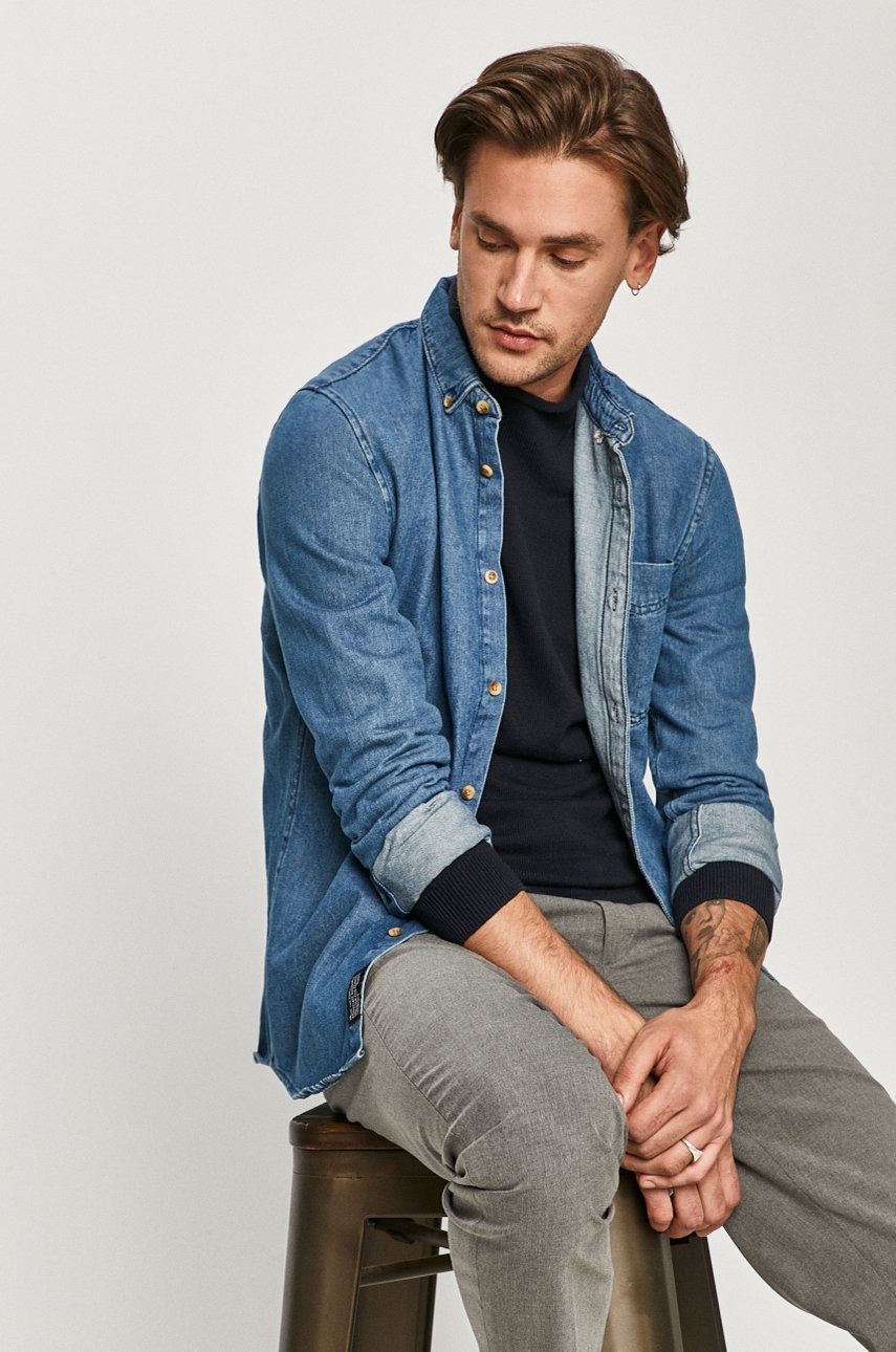 

Tom Tailor Denim - Джинсовая рубашка, Голубой