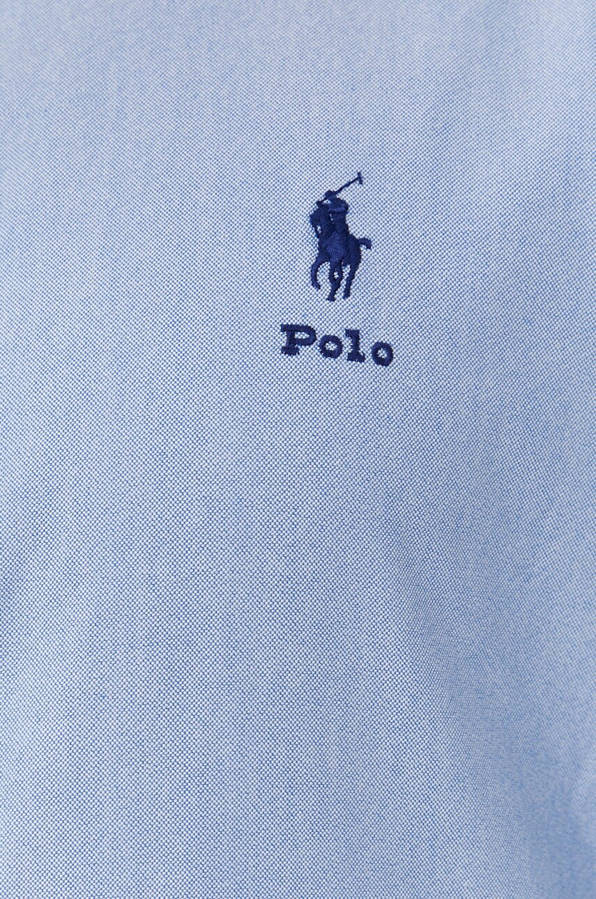 

Хлопковая рубашка Polo Ralph Lauren мужская regular итальянский воротник