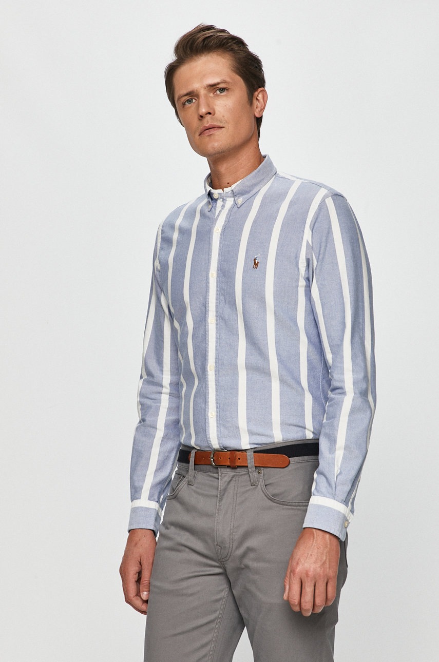 

Polo Ralph Lauren - Хлопковая рубашка, Голубой