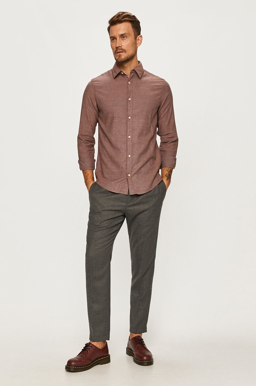 

Produkt by Jack & Jones - Хлопковая рубашка, Розовый