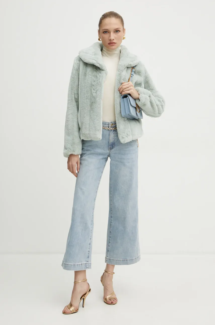 Куртка Guess женская цвет бирюзовый переходная Куртка Guess женская цвет бирюзовый переходная