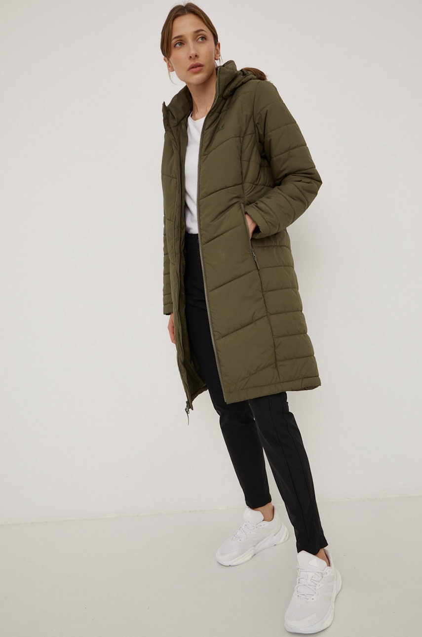 

Куртка Jack Wolfskin жіноча колір зелений зимова