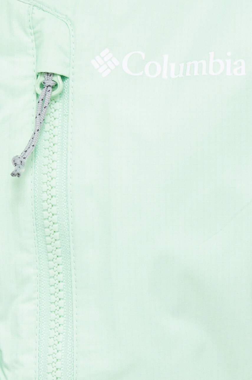 Куртка outdoor Columbia Pouring Adventure II колір зелений перехідна 1760071-468 
