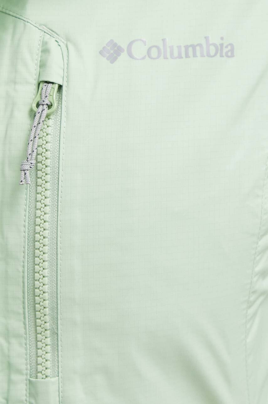 Μπουφάν Columbia Pouring Adventure II χρώμα πράσινο 1760071 φωτογραφία