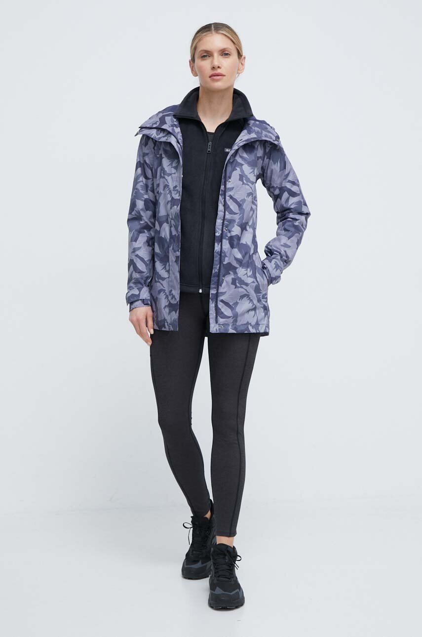 Αδιάβροχο μπουφάν Columbia Splash A Little II Jacket Columbia Splash A Little II Jacket χρώμα: μαύρο 1771064 φωτογραφία