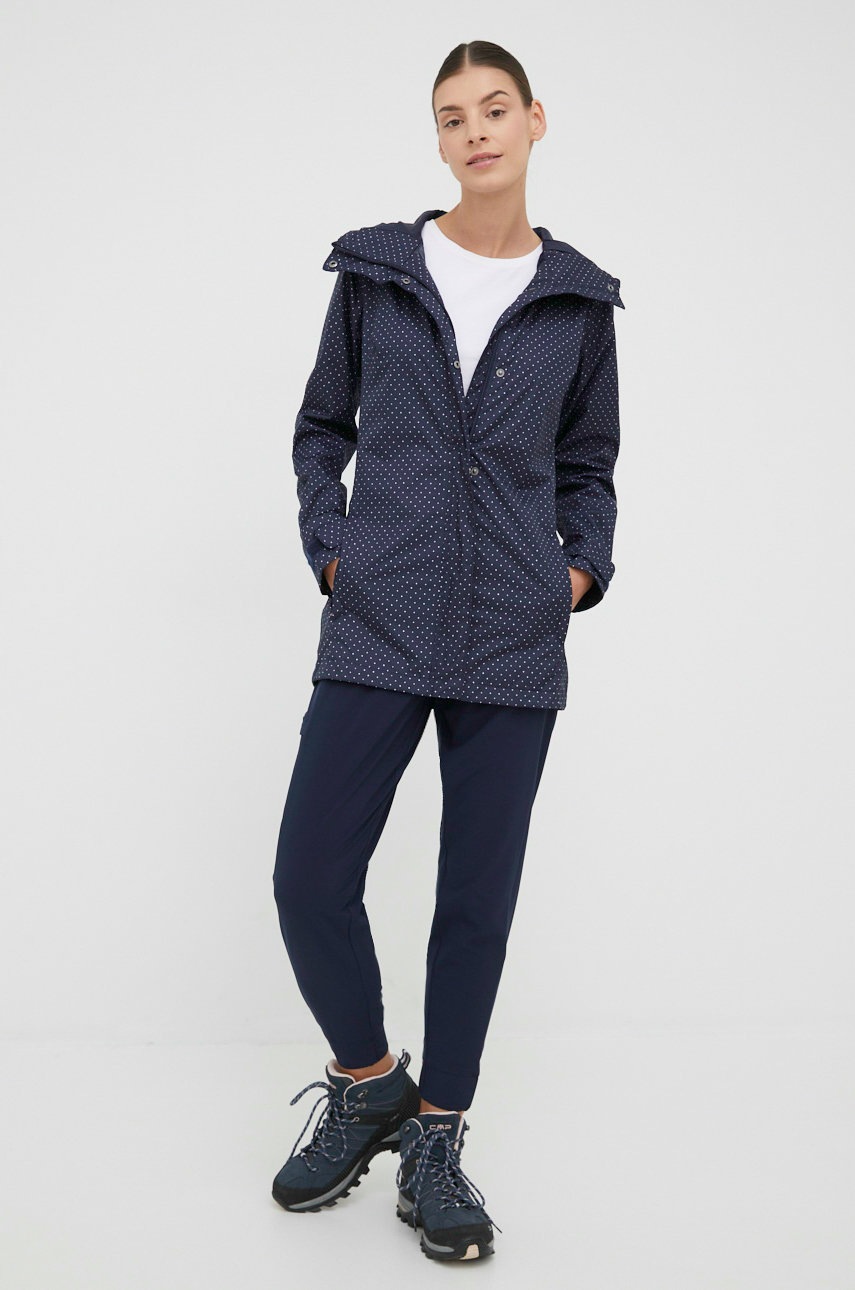 

Противодождевая куртка Columbia Splash A Little II Jacket женская цвет синий переходная