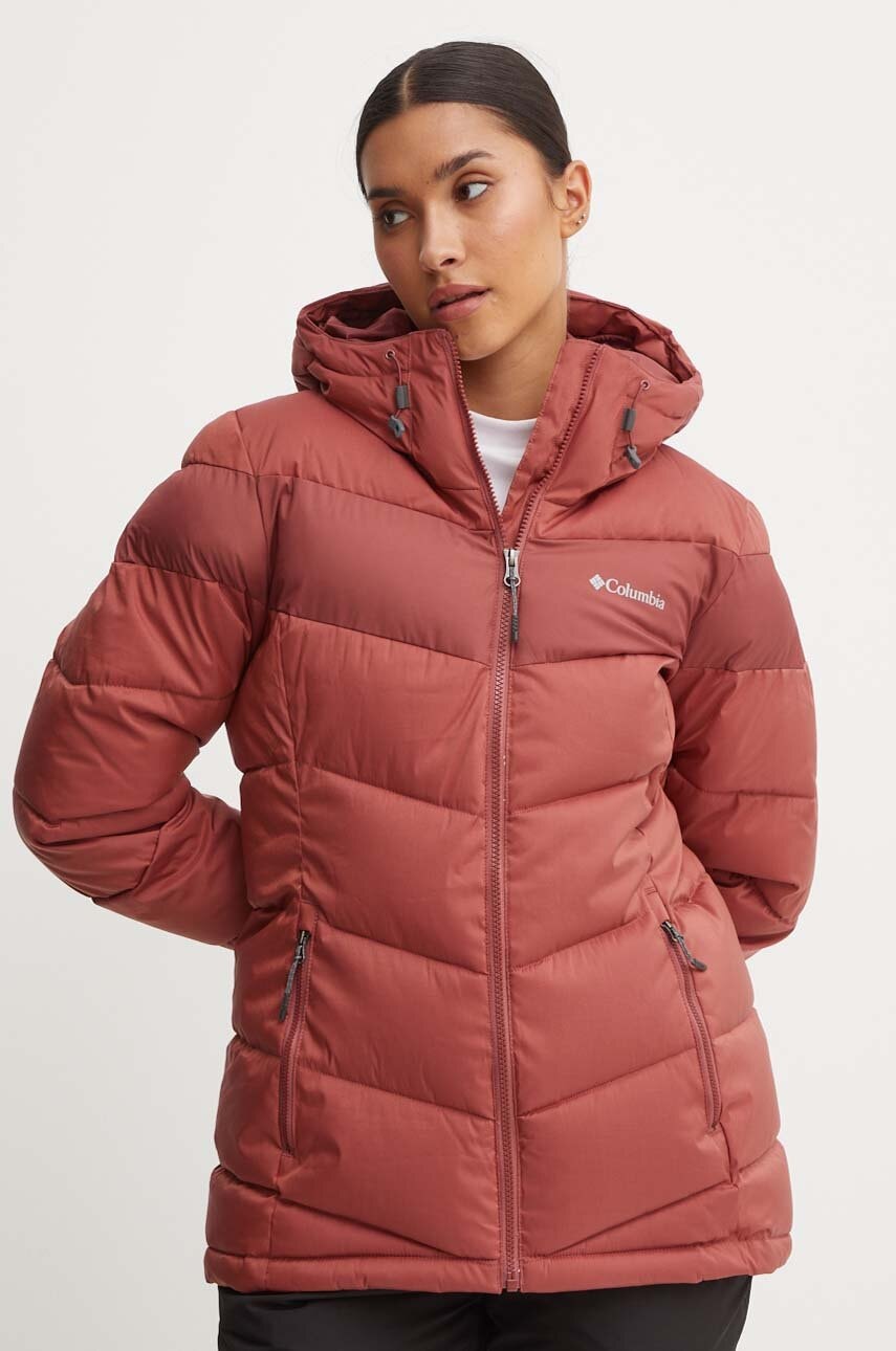 Columbia Geaca Abbott Peak Femei, Culoarea Bordo, Gore-tex 1909971-843