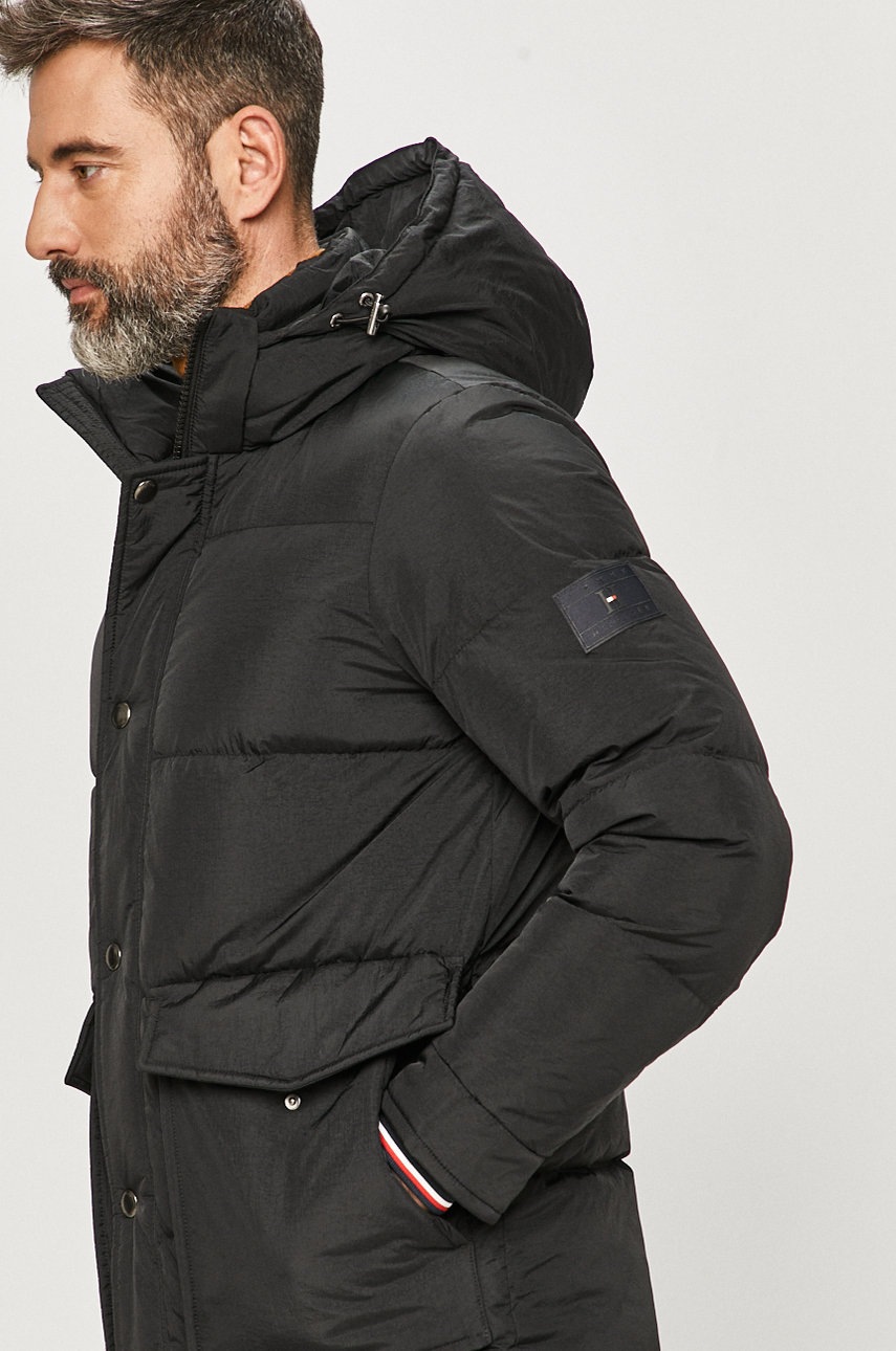 

Tommy Hilfiger - Пухено яке, Черен