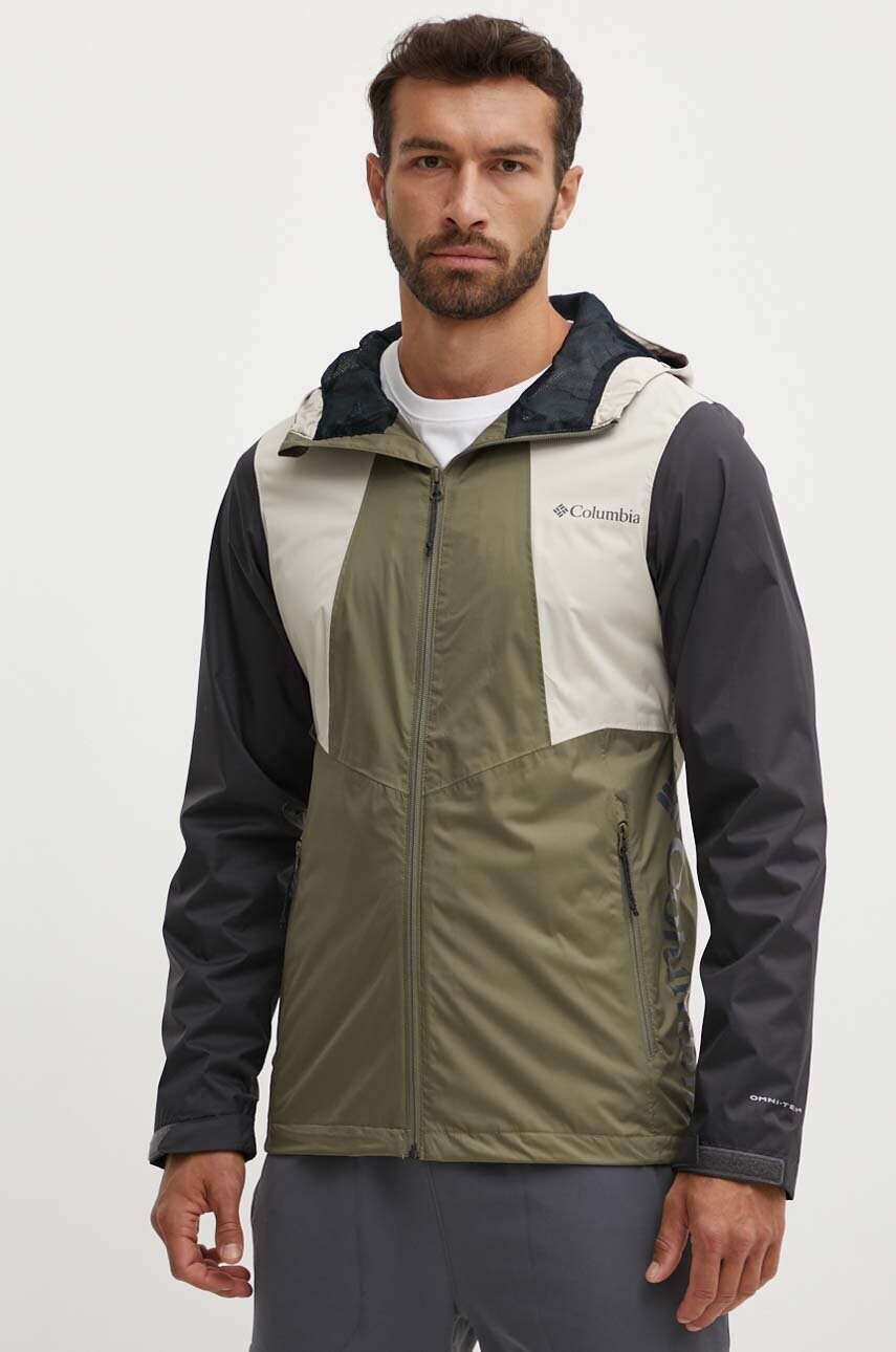 Outdoorová bunda Columbia Inner Limits II Jacket zelená barva, 1893991-465 - zelená