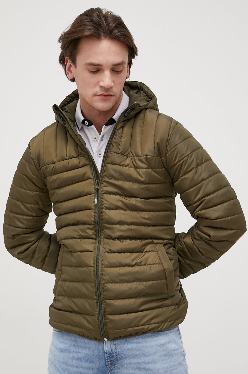 

Яке Only & Sons мъжко в зелено с преходна изолация, Зелен