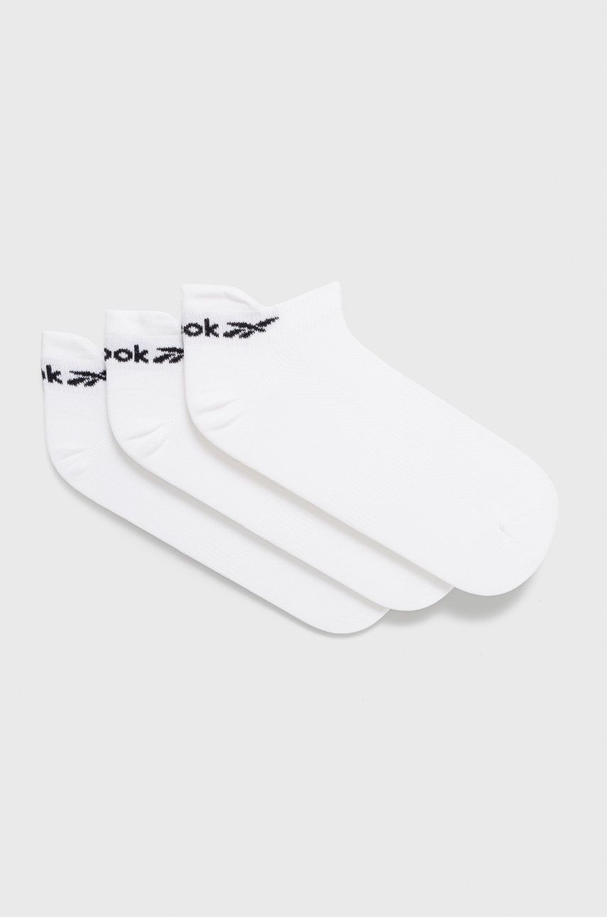 Levně Ponožky Reebok FQ6251 dámské, bílá barva