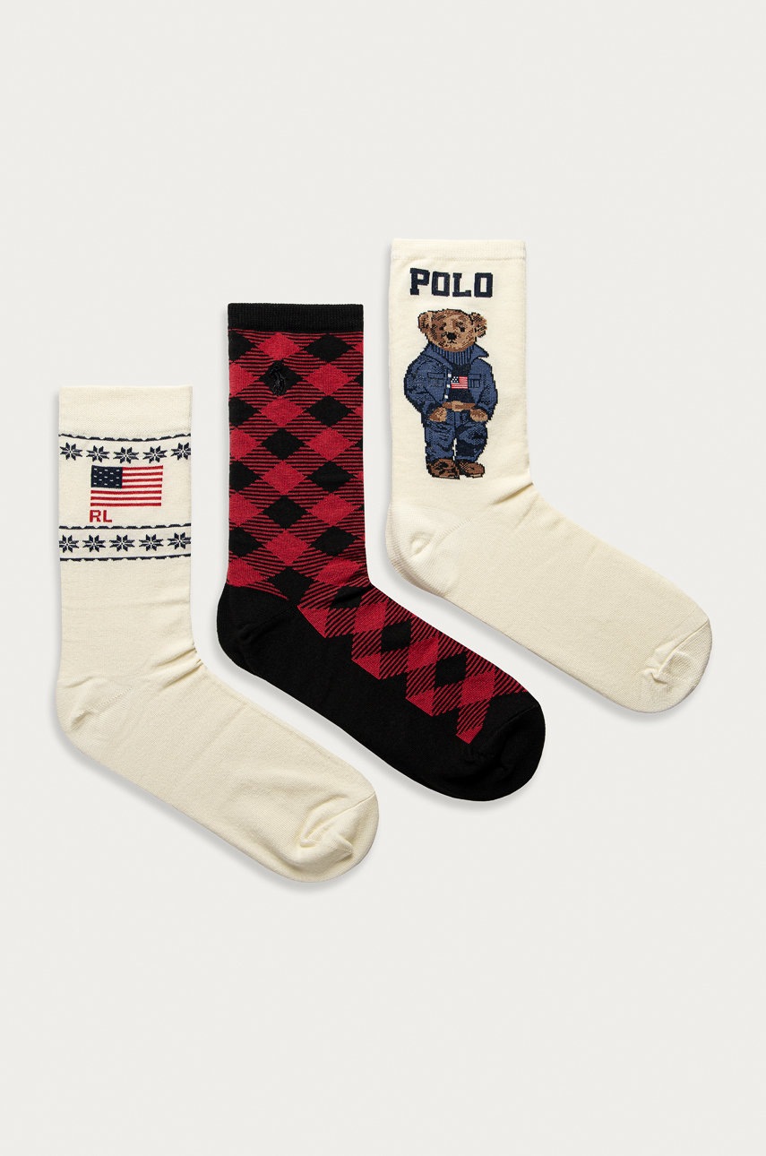 

Polo Ralph Lauren - Носки (3-pack, Барвистий