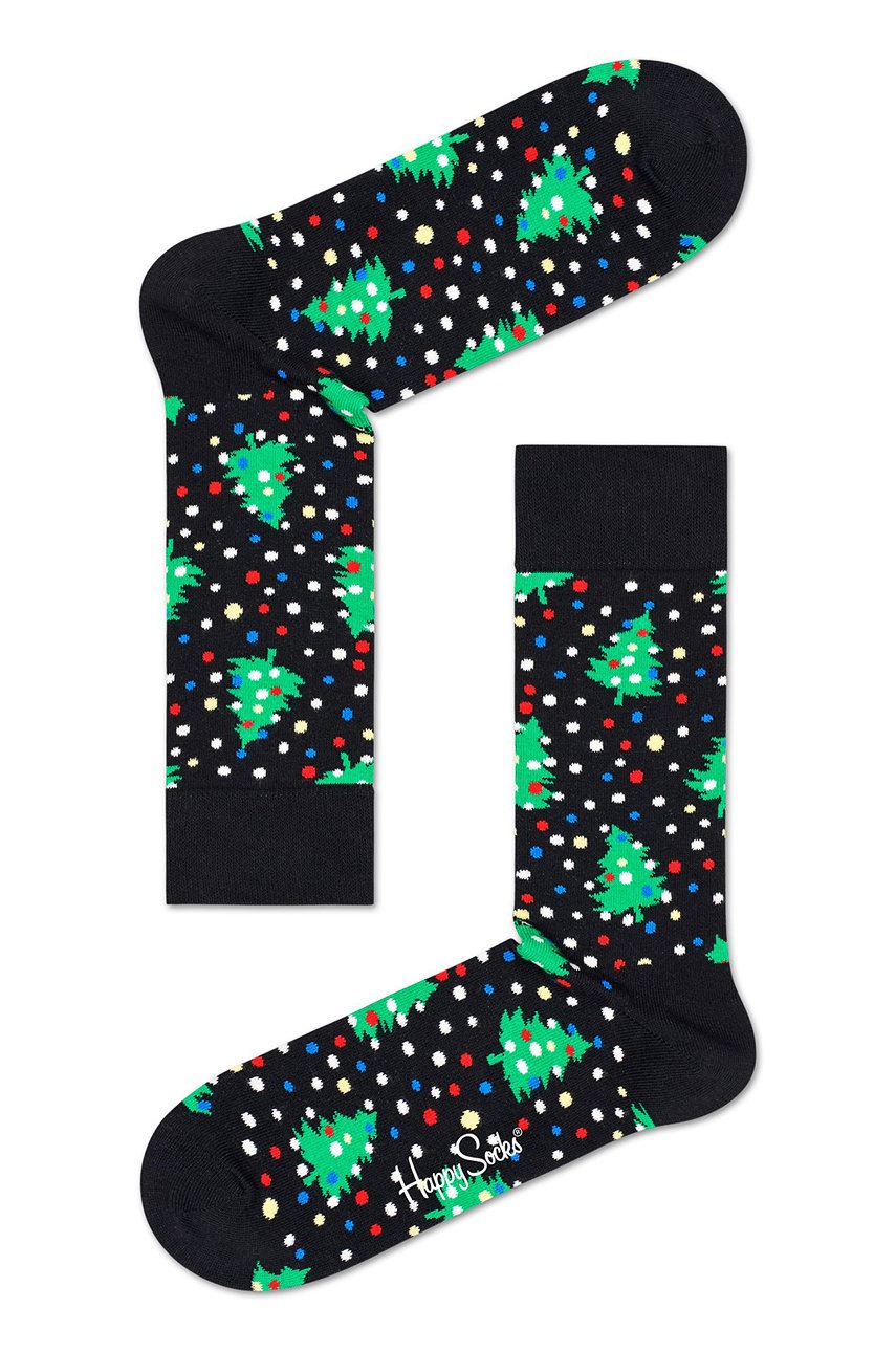

Happy Socks - Чорапки Christmas Night, Черен