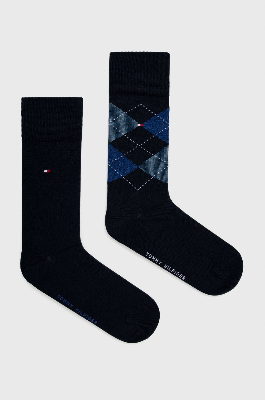 

Tommy Hilfiger - Чорапи (2-pack), Тъмносин