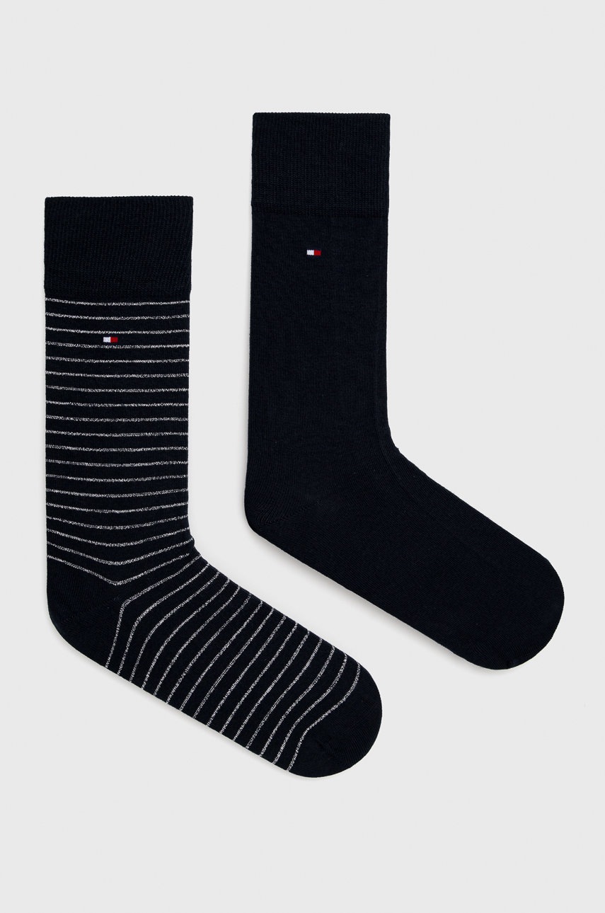 

Tommy Hilfiger - Чорапи (2-pack), Тъмносин