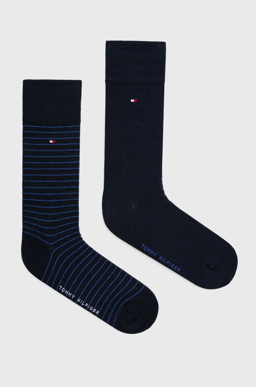 

Tommy Hilfiger - Чорапи (2-pack), Тъмносин