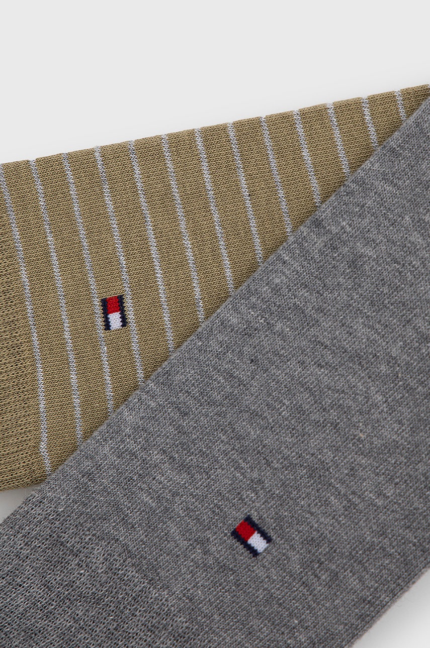 

Носки Tommy Hilfiger (2-pack) мужские цвет зелёный