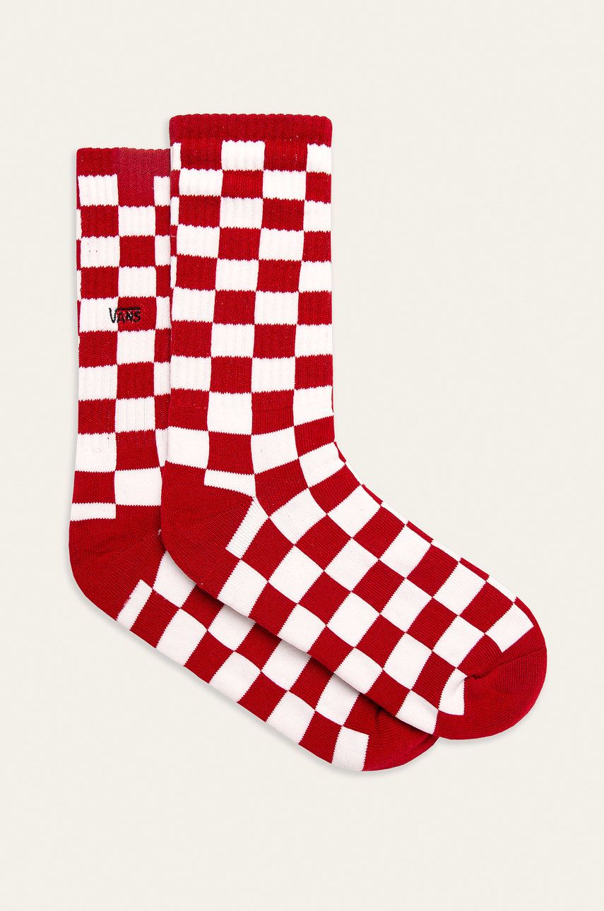 Vans - Ponožky , VN0A3H3ORLM1-RED/WHT - červená -  47% Bavlna