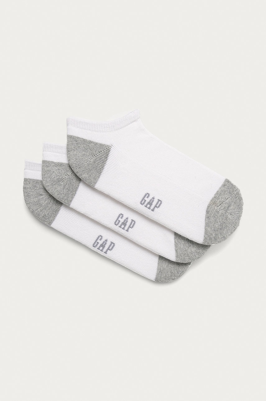

GAP - Къси чорапи (3 бройки), Бял