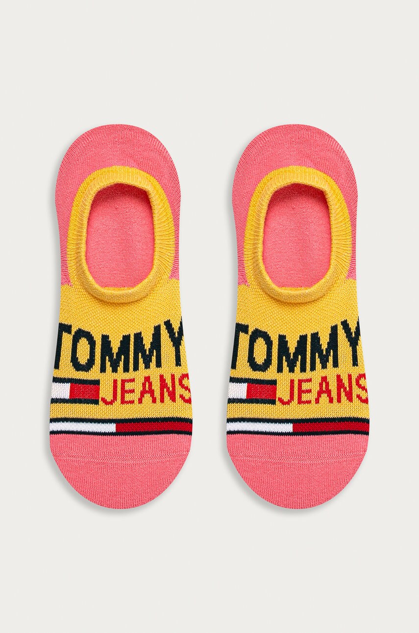 

Tommy Jeans - Къси чорапи (2 бройки), Розов