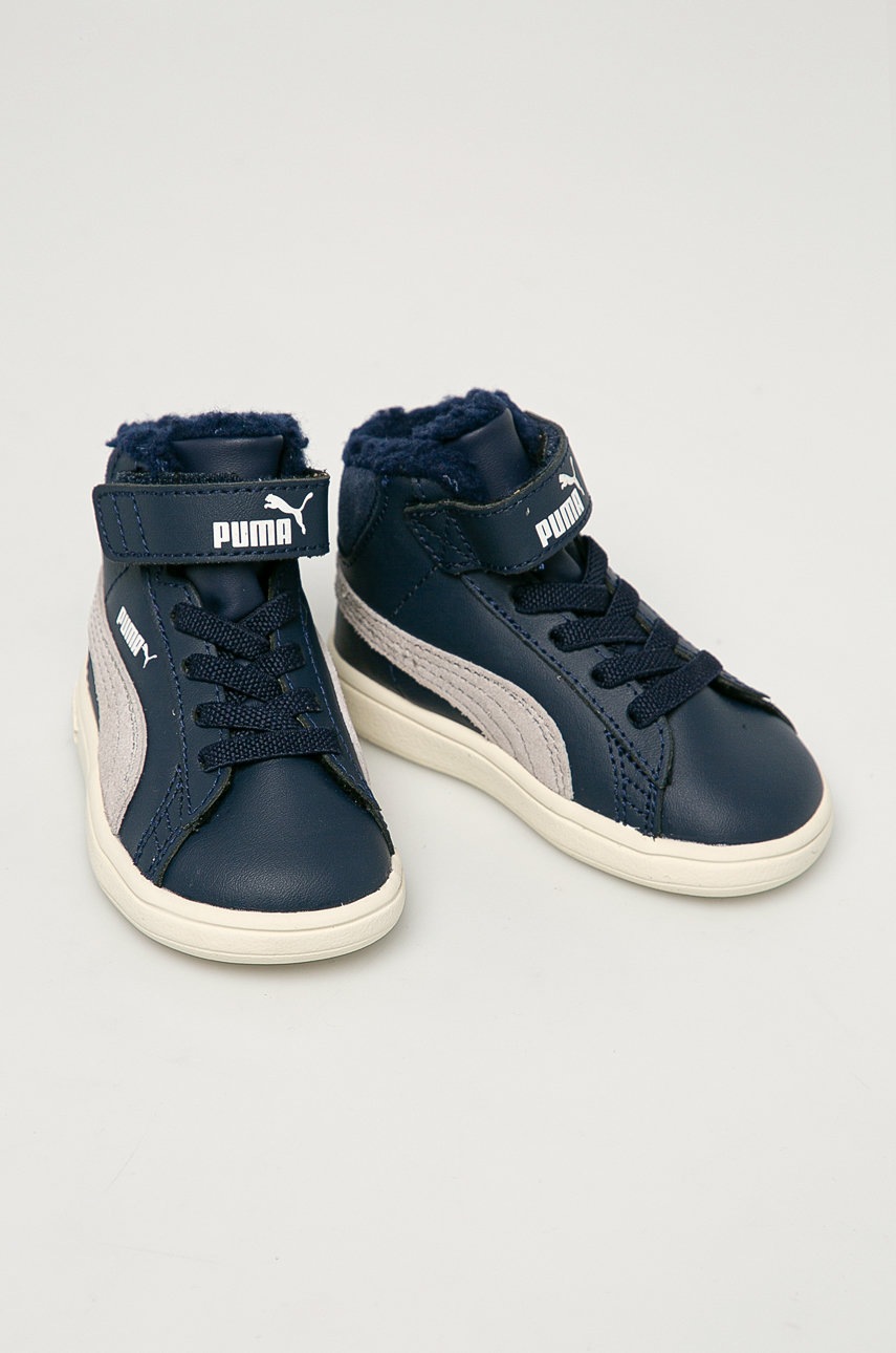

Puma - Дитячі черевики Smash v2 Mid L Fur V Inf 366899