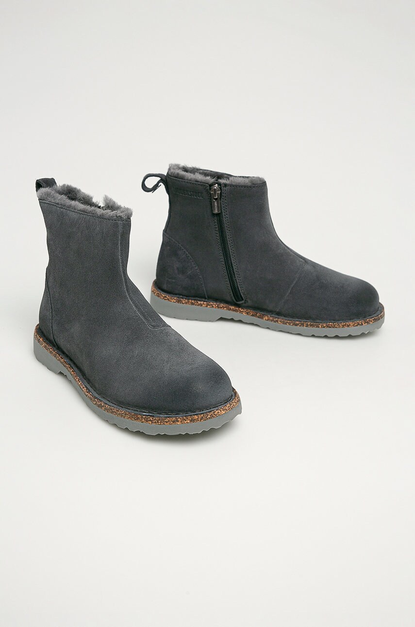 

Birkenstock - Замшевые ботинки Melrose Shearling