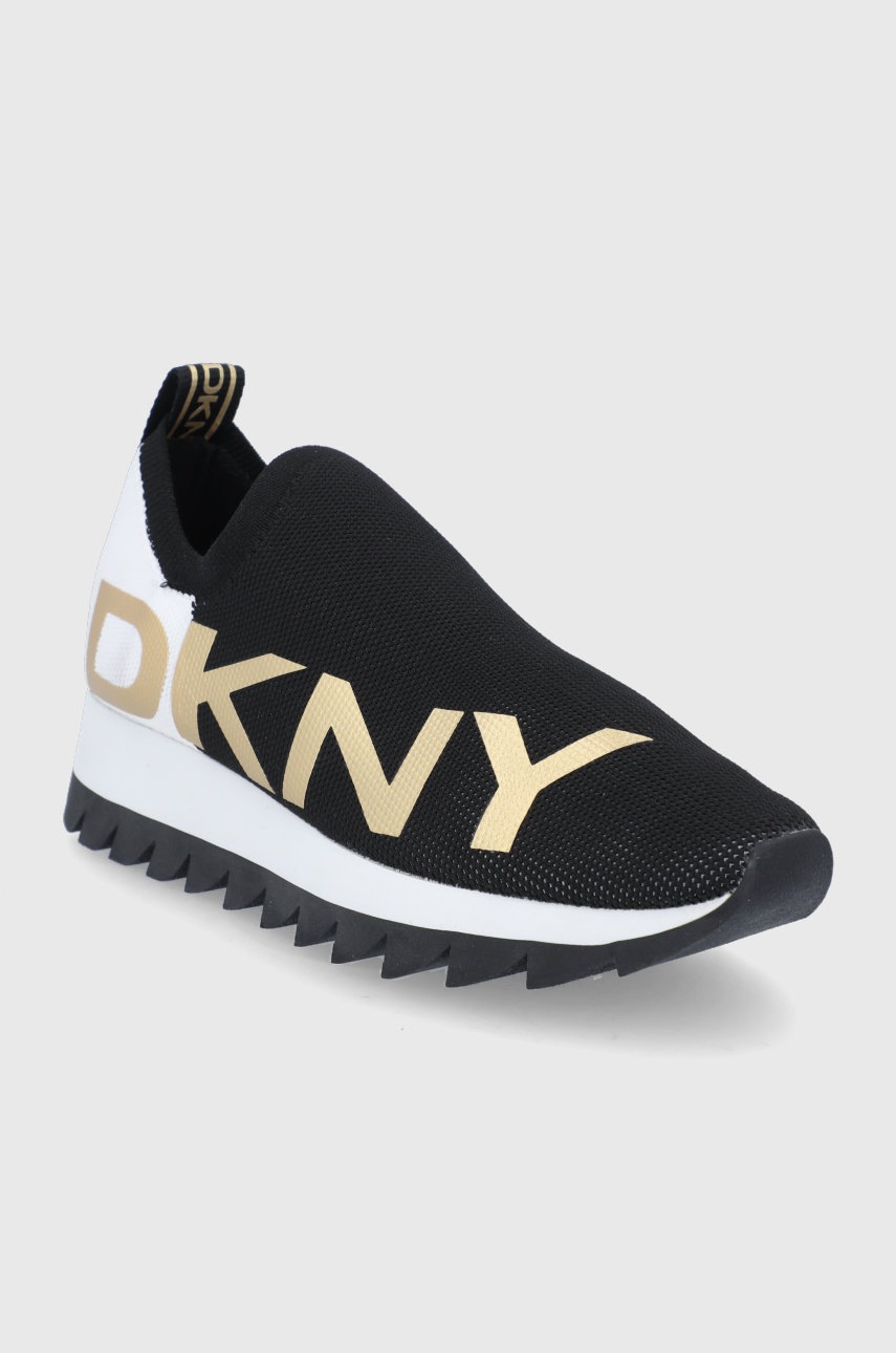 

Ботинки Dkny цвет чёрный на плоском ходу