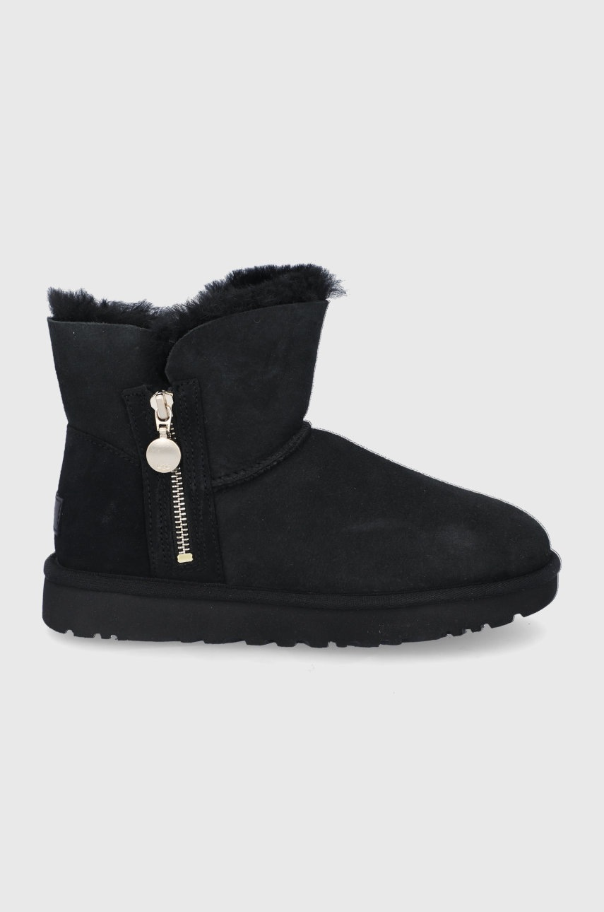 

Велурени апрески UGG в черно, Черен