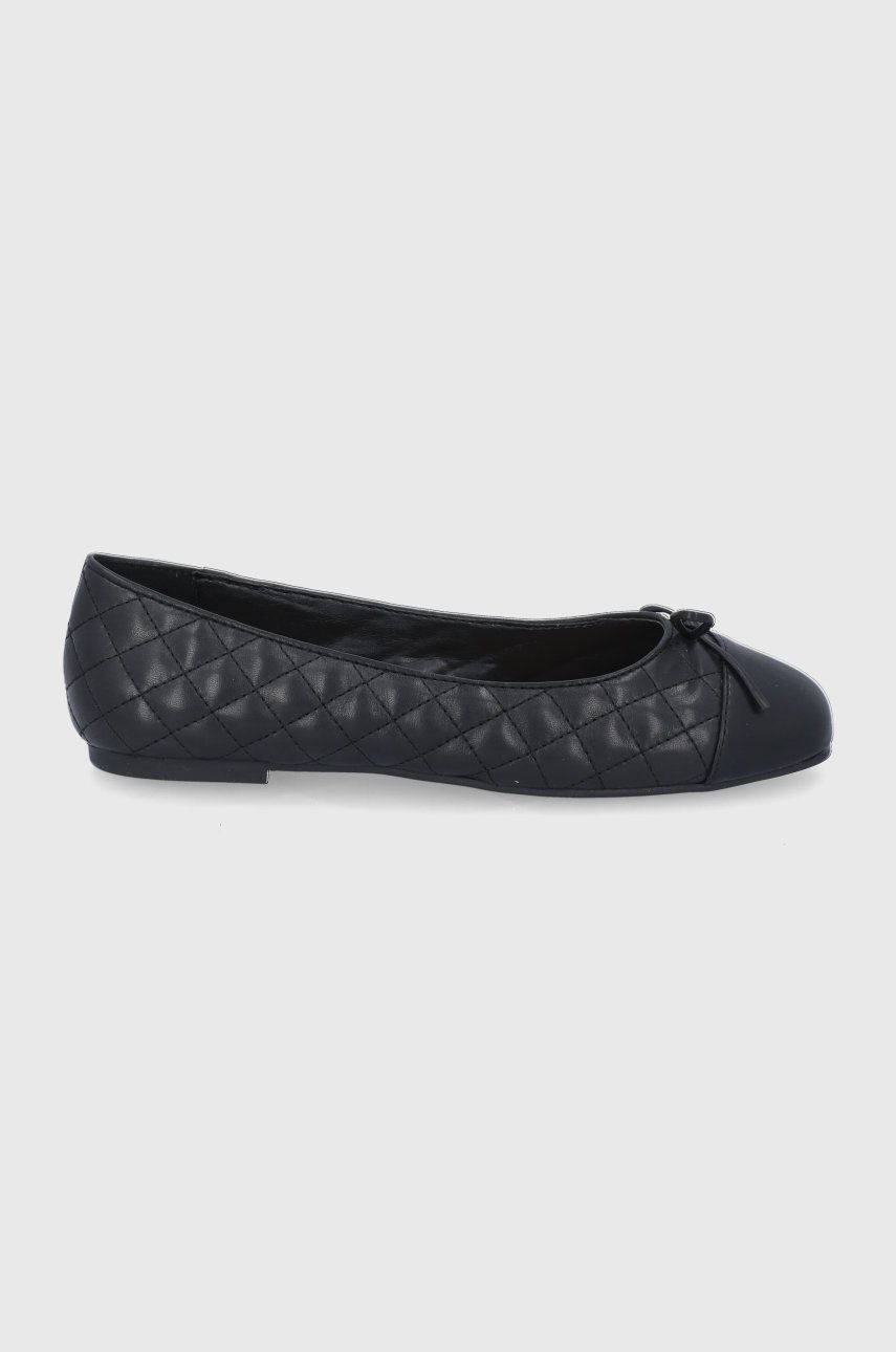 Aldo Balerini De Piele Culoarea Negru, Cu Toc Plat