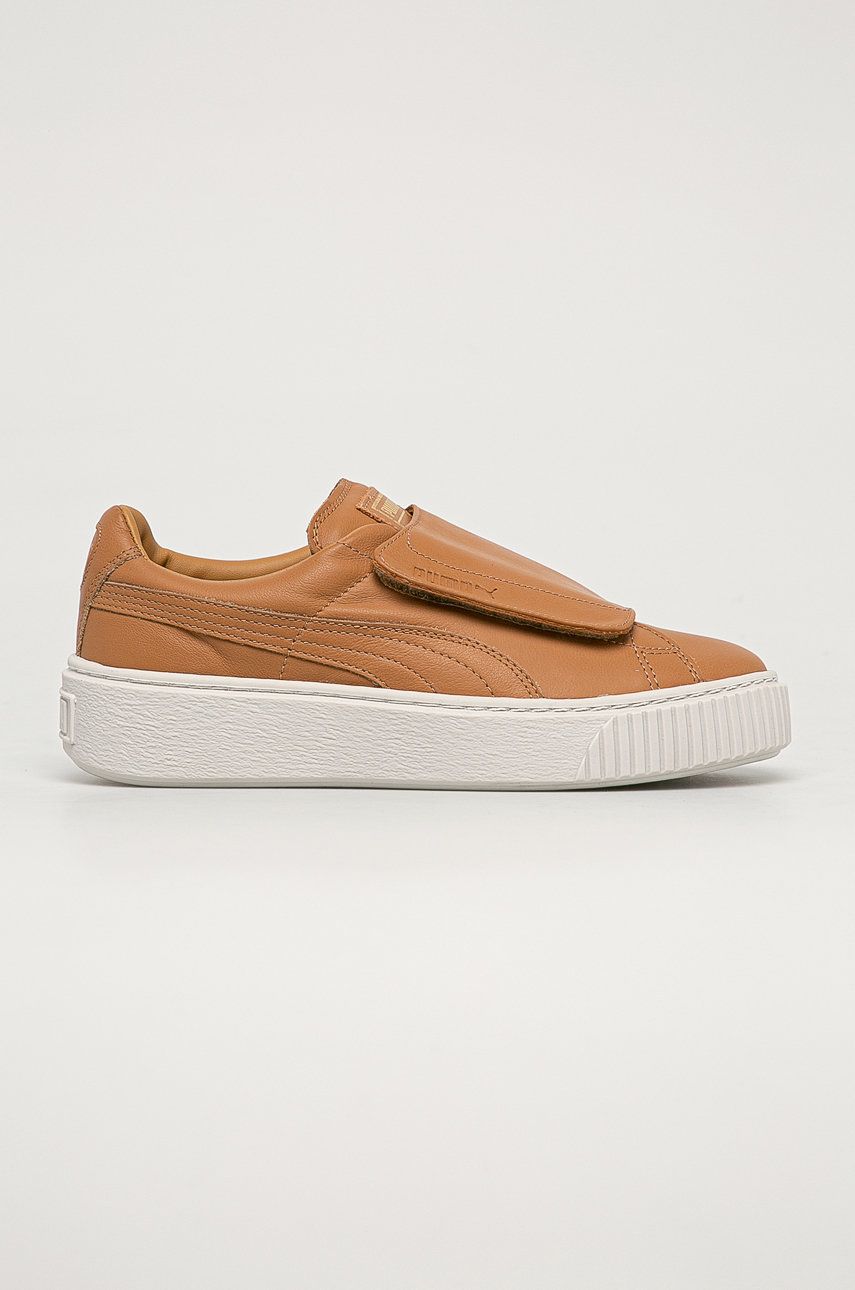 Puma - Ghete de piele Basket Platform Strap