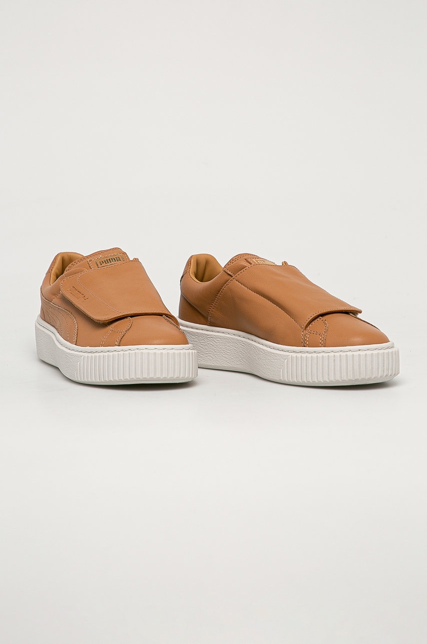 

Puma - Кожаные Кроссовки Basket Platform Strap