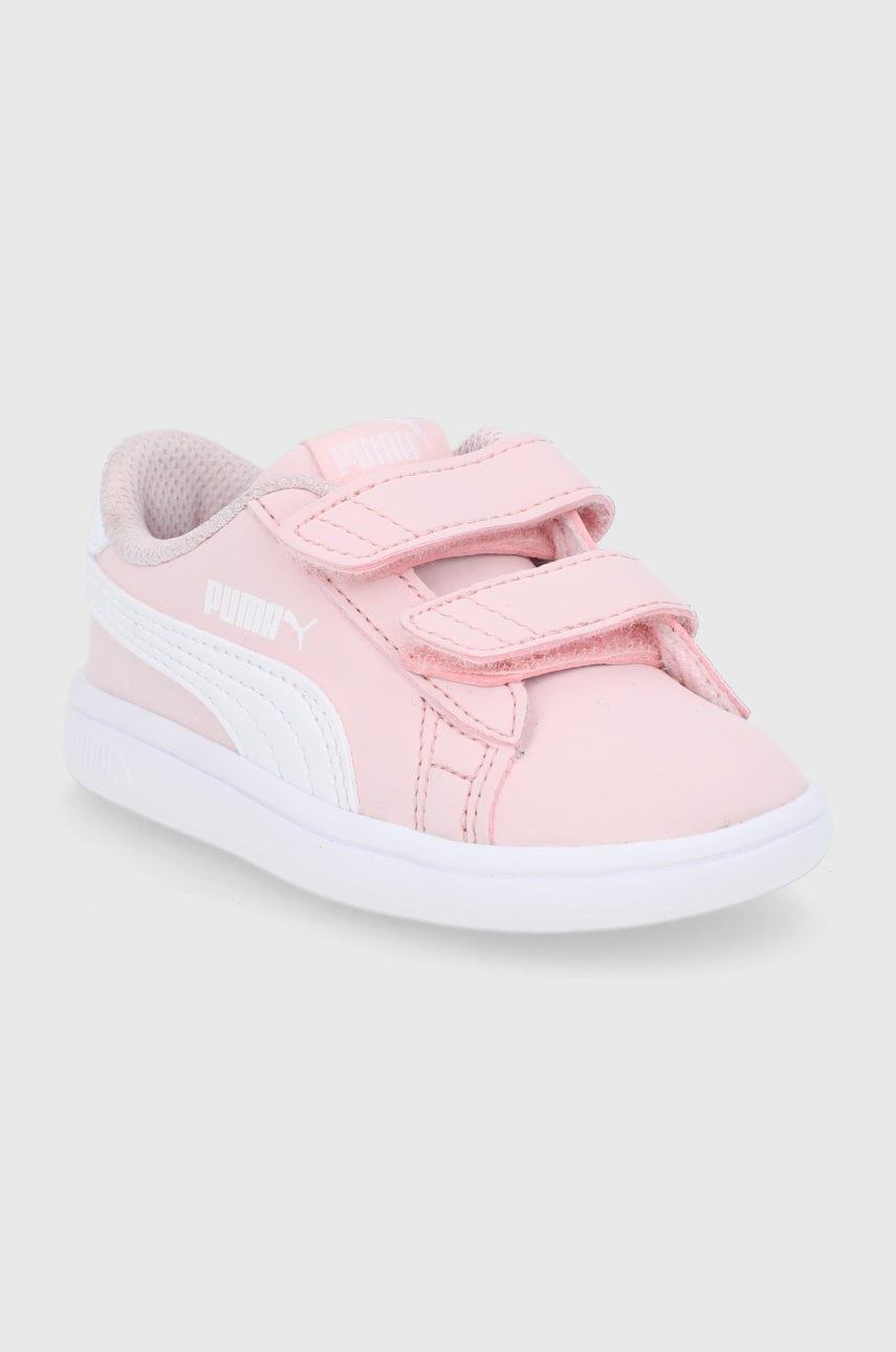 

Дитячі черевики Puma 365184. колір рожевий