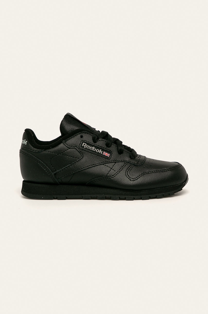 Reebok Classic - Dětské boty Classic Leather 50170 - černá - Svršek: potahová kůže Vnitřek: Tex