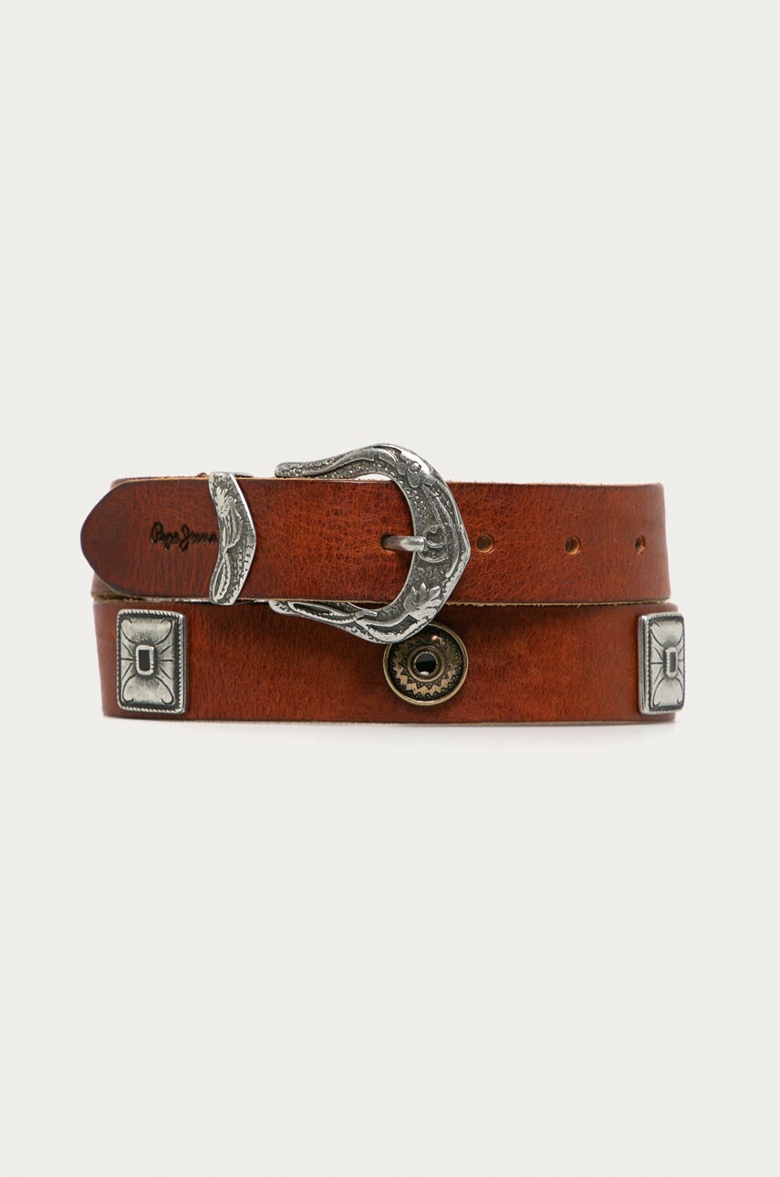 Pepe jeans - curea de piele ashley