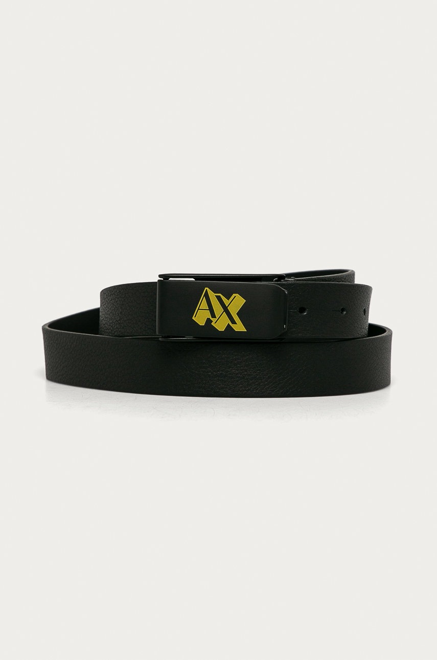 

Armani Exchange - Кожаный ремень, Чёрный