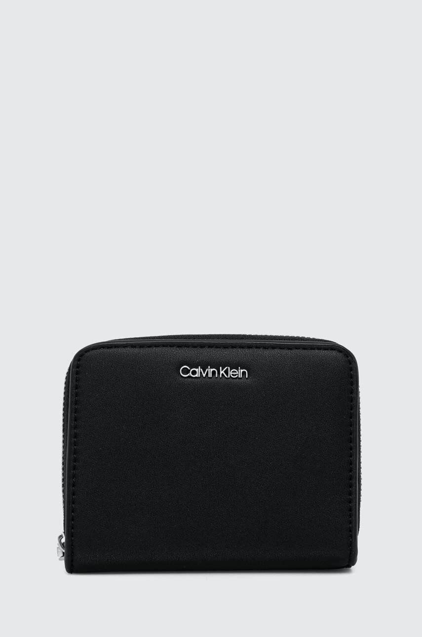 Levně Peněženka Calvin Klein černá barva, K60K607432