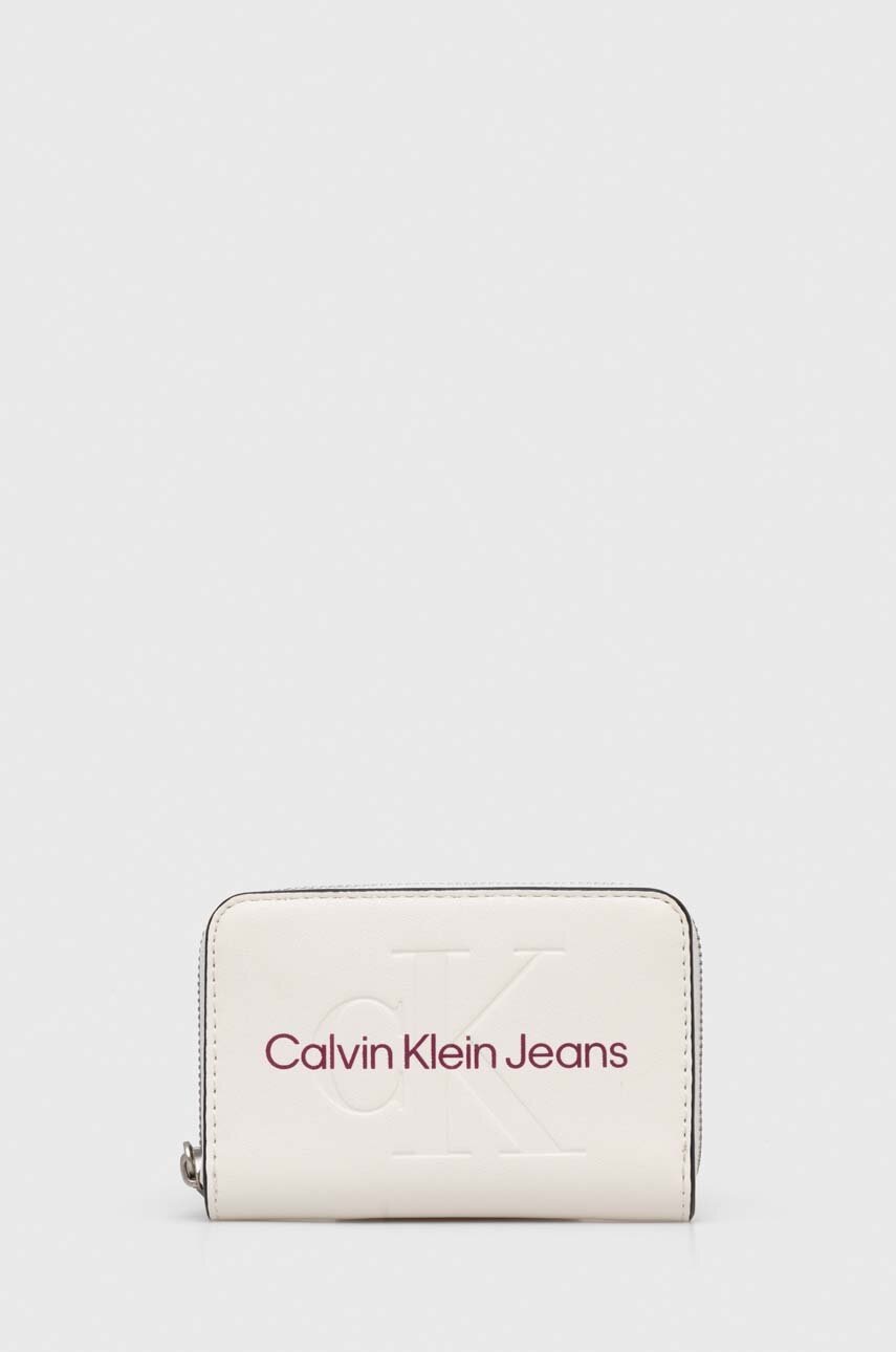 

Портмоне Calvin Klein Jeans дамски в бяло K60K607229, Бял