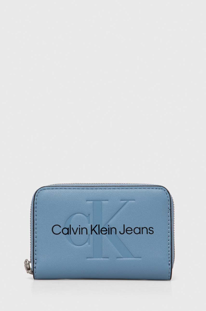 

Портмоне Calvin Klein Jeans дамски в бяло K60K607229, Син