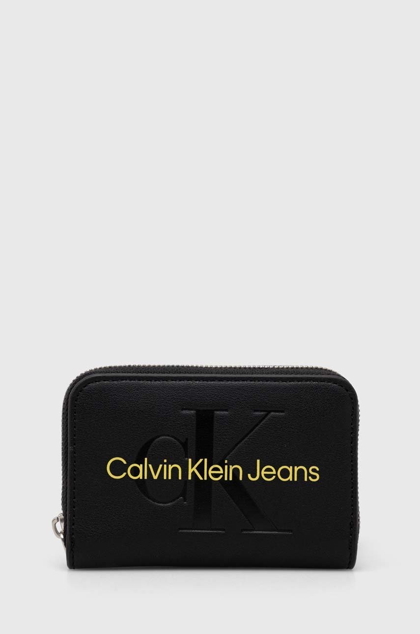 

Портмоне Calvin Klein Jeans дамски в черно K60K607229, Черен