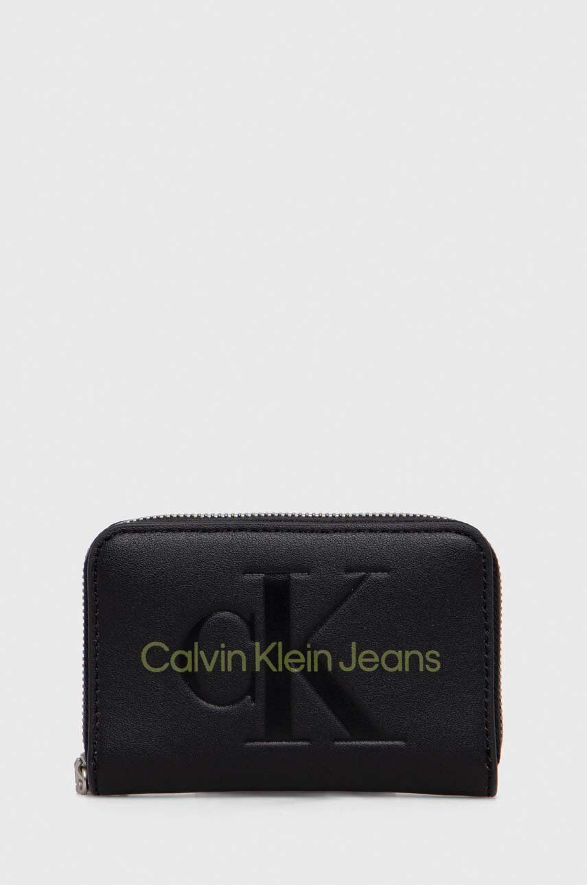 Levně Peněženka Calvin Klein Jeans bílá barva, K60K607229