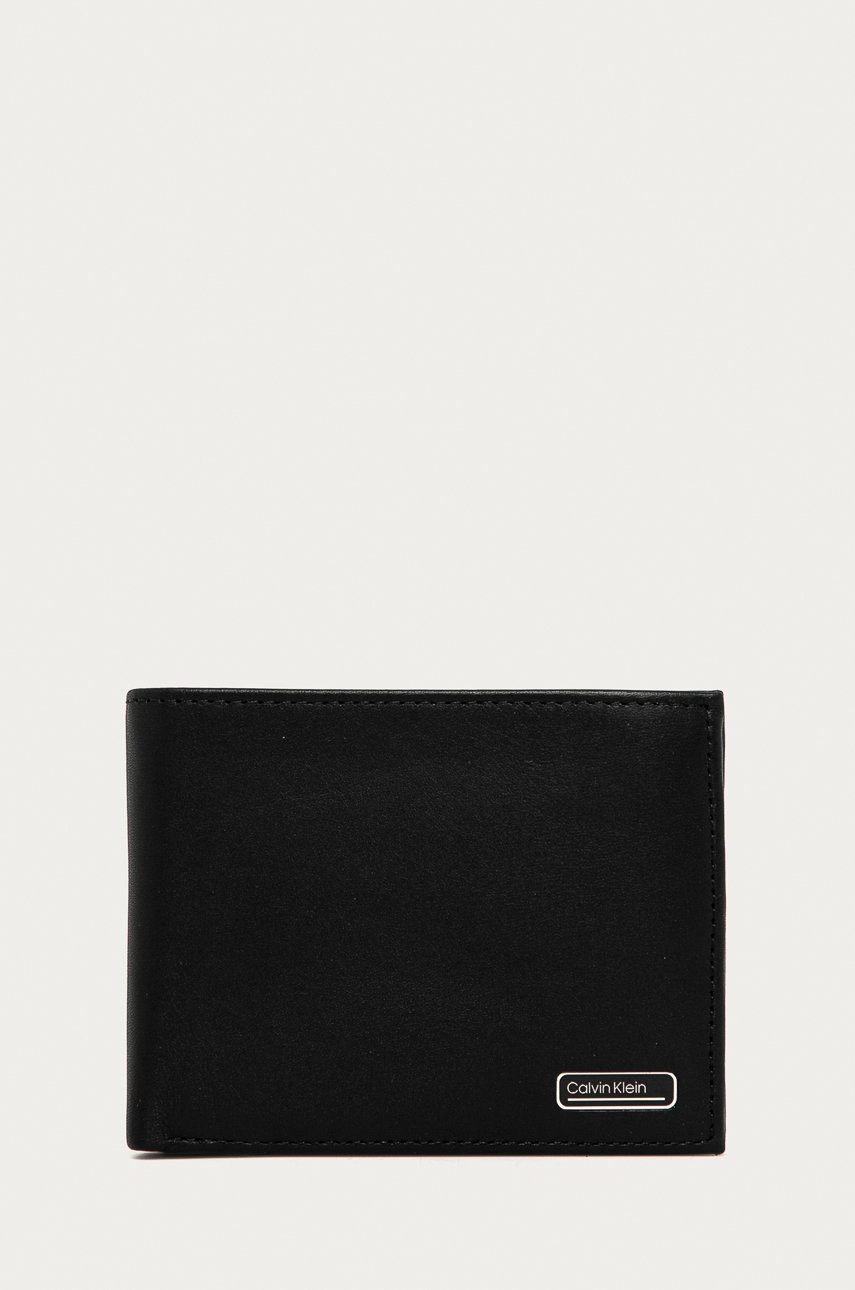 

Calvin Klein - Кожен портфейл, Черен