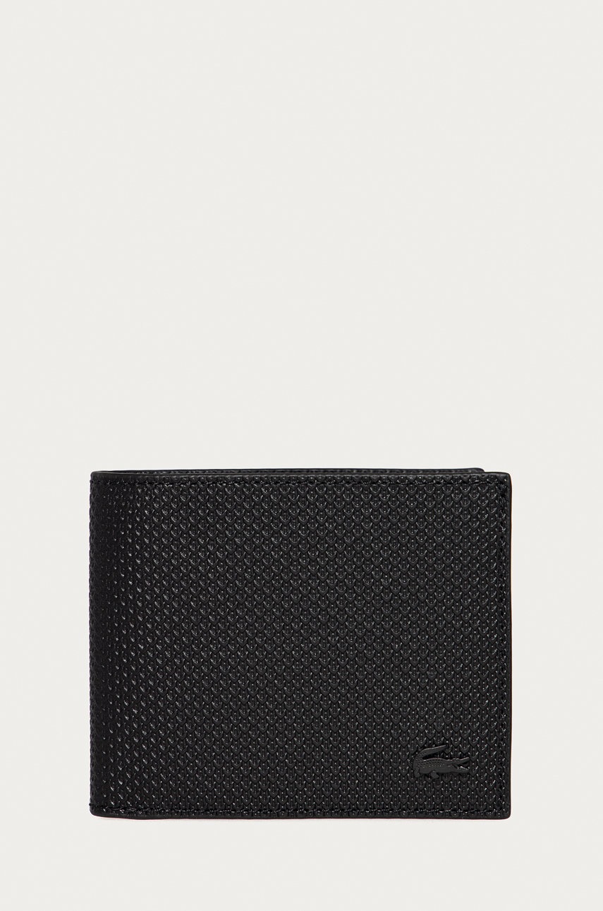 

Lacoste - Кожен портфейл, Черен