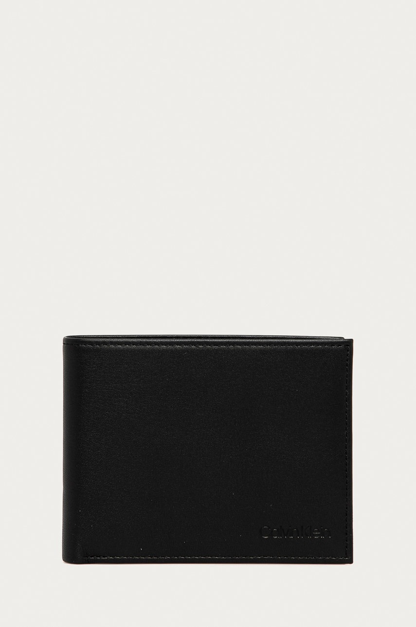 

Calvin Klein - Кожен портфейл, Черен