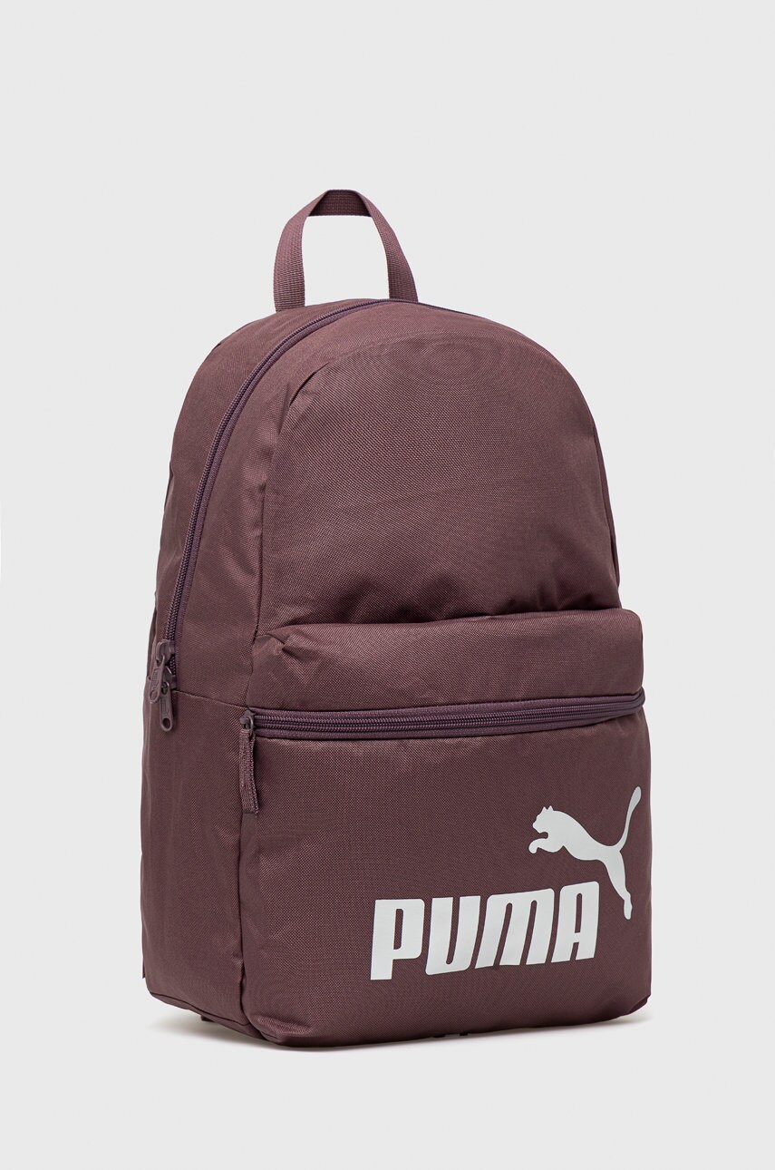 

Рюкзак Puma женский цвет фиолетовый большой с принтом