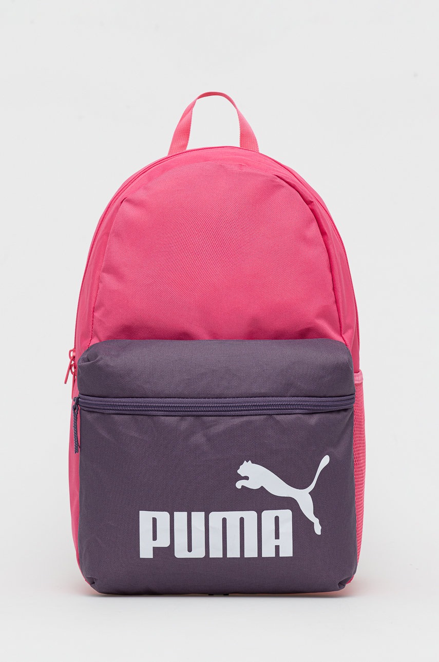 

Раница Puma в лилаво голям размер с принт, Виолетов