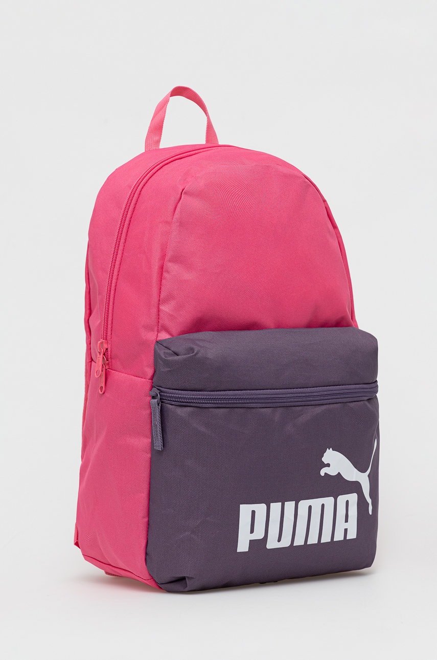 

Рюкзак Puma женский цвет фиолетовый большой с принтом