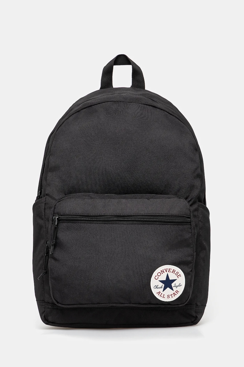 Converse plecak kolor czarny duży gładki 10020533-A01
