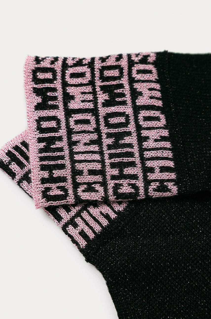 

Рукавички Moschino жіночі колір чорний