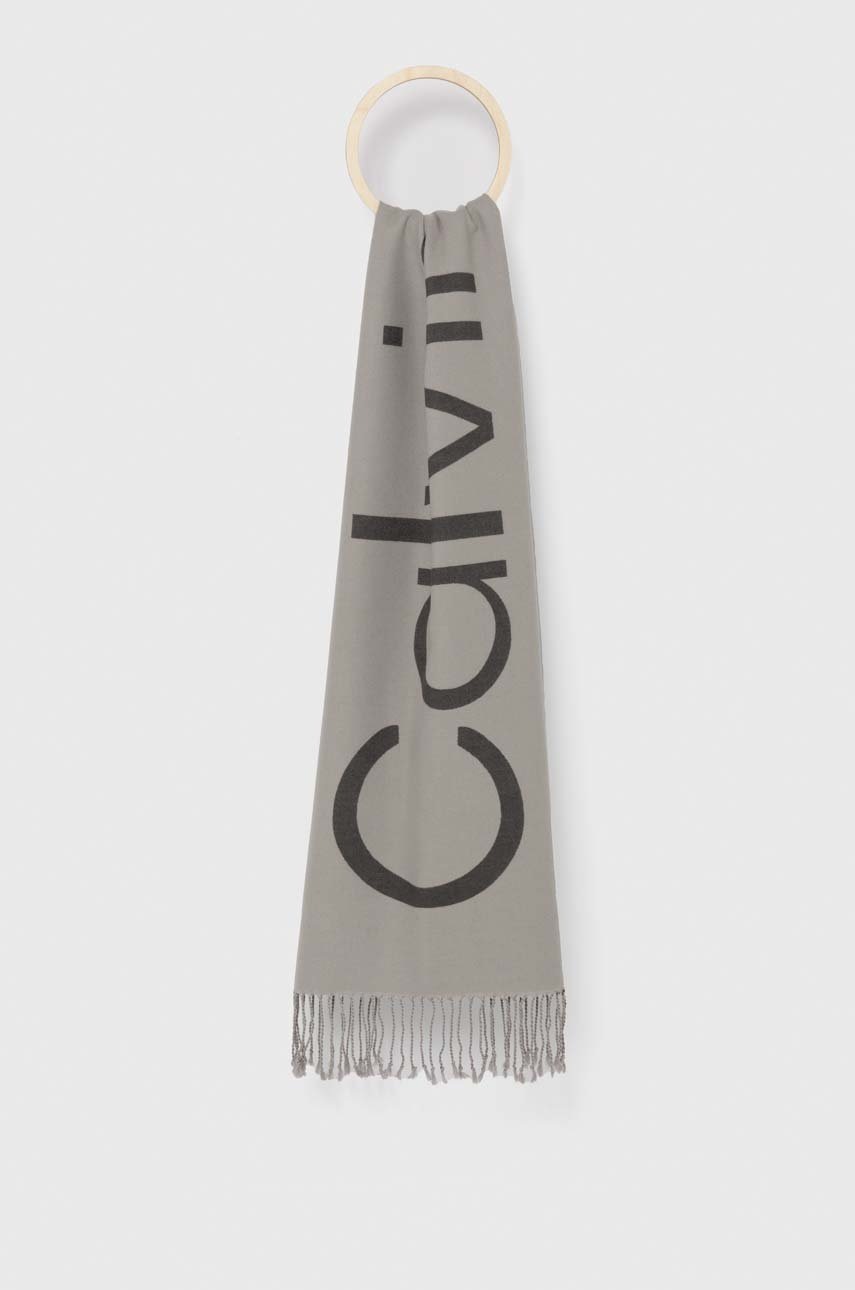 

Calvin Klein Шал, Сив