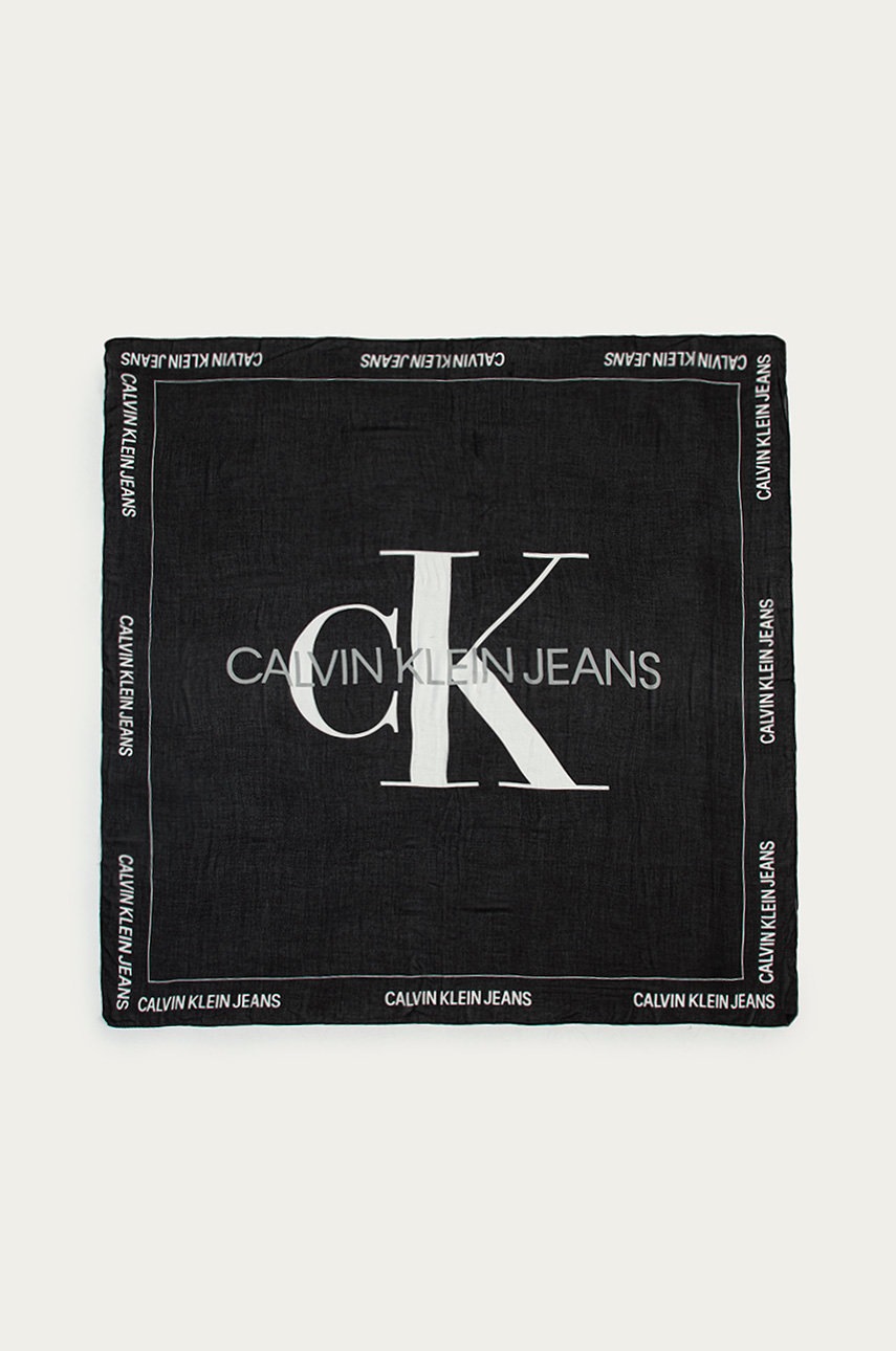 

Calvin Klein Jeans - Тънък шал, Черен